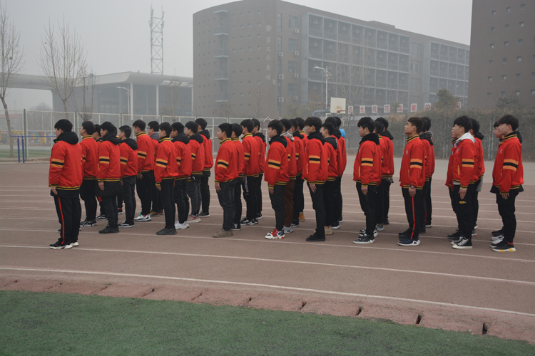 邯郸北方汽修学校军训